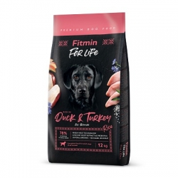 FITMIN FOR LIFE DUCK & TURKEY 12KG
